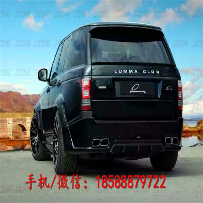 路虎行政版LUMANN改裝碳纖維 寬體包圍前唇后唇尾翼定風(fēng)翼前后杠