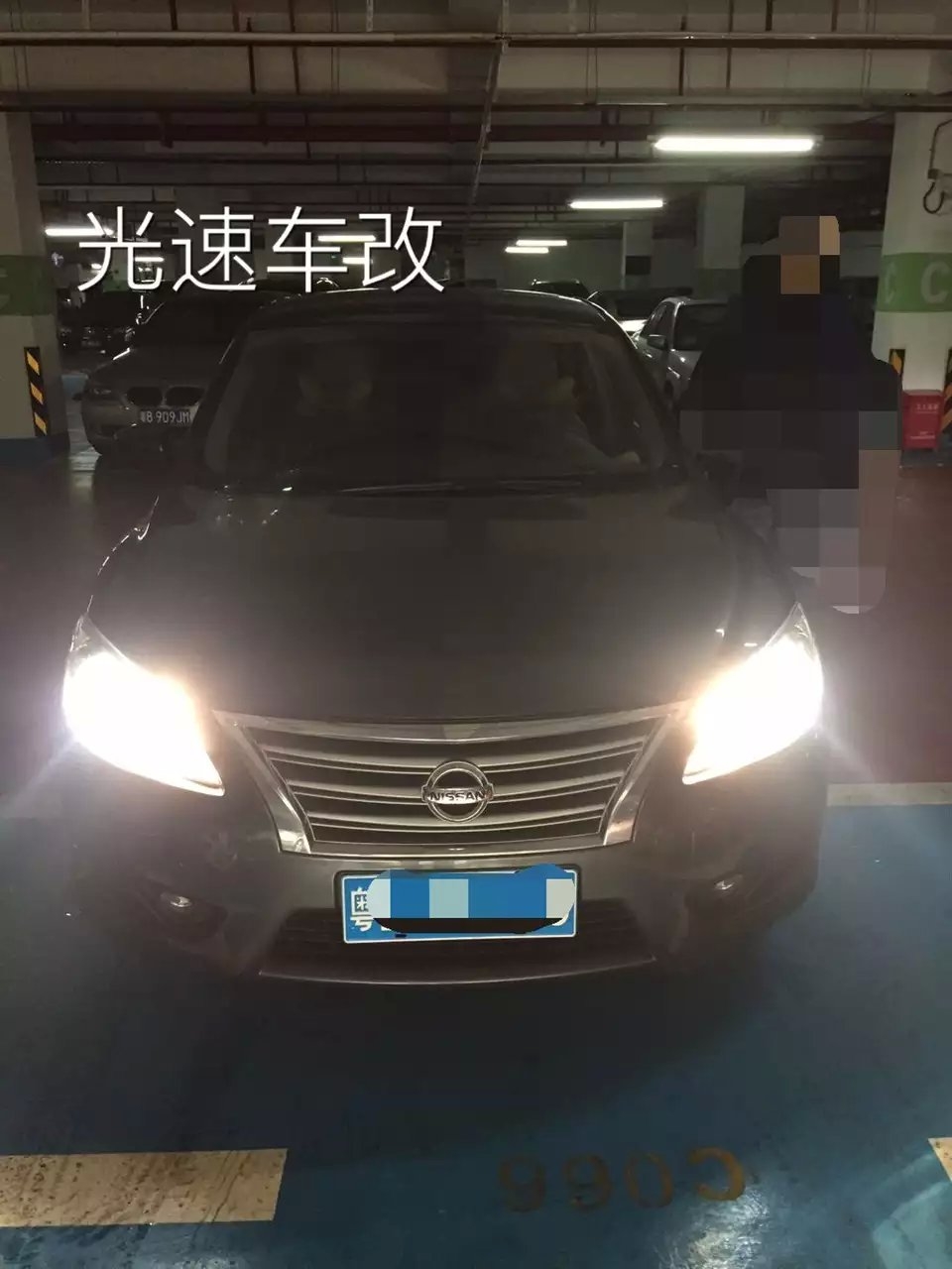 新軒逸改裝德國海拉5雙光透鏡 深圳光速車改改燈