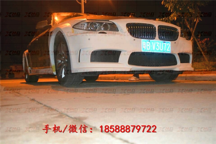 寶馬5系改裝HAMANN寬體包圍 前唇后唇 尾翼定風(fēng)翼 前后杠排氣輪
