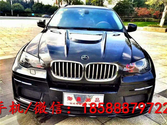 寶馬X6 E71 X5 E70改裝HAMANN,碳纖維寬體包圍前唇后唇 機蓋尾翼