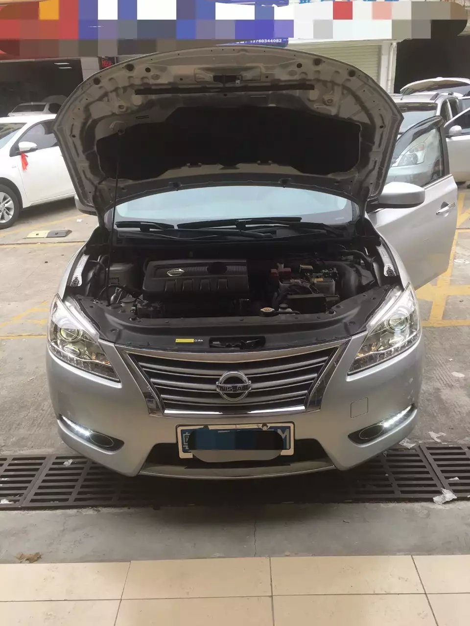 新軒逸改裝Q5雙光透鏡     深圳光速車改改燈