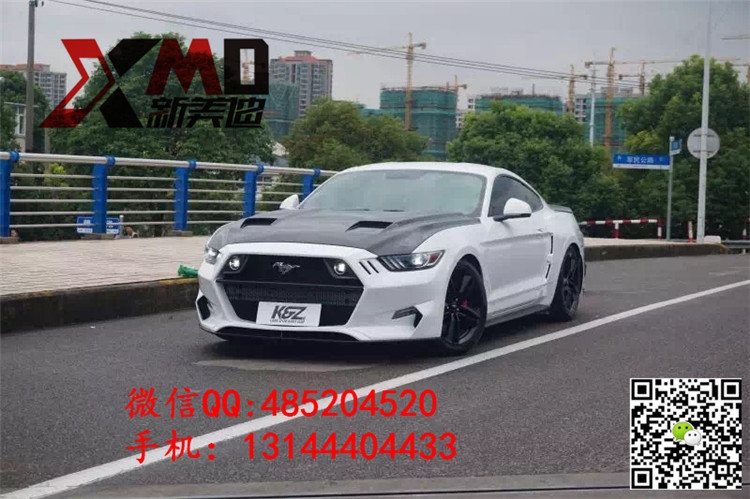 15 16款新野馬2.3T改裝GAS寬體大包圍 前杠 后杠 排氣管 尾翼機(jī)蓋