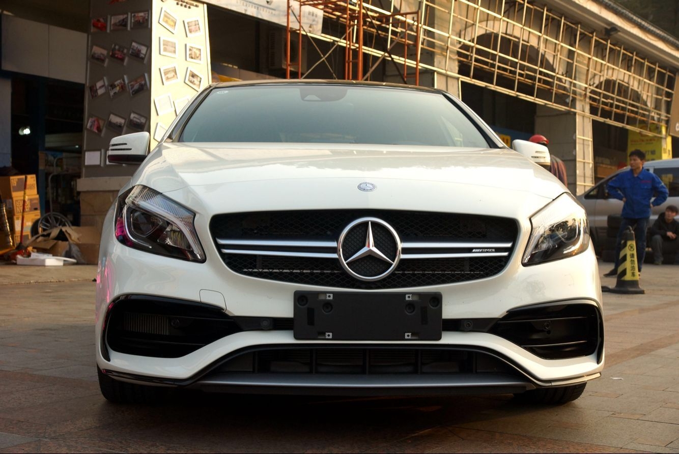 全新2016 BENZ A45 AMG升級(jí)BBS RF鍛造輪圈