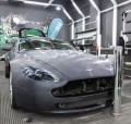 ASTON MARTINN 阿斯顿马丁 贴膜升级 电光金属银施工中