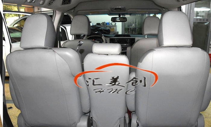 豐田塞納內(nèi)飾真皮改裝 汽車內(nèi)飾翻新改裝