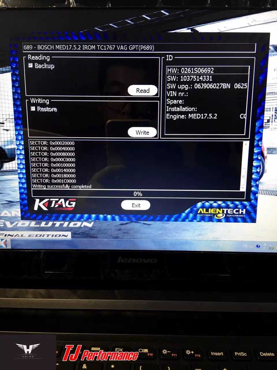 Volkswagen CC 2.0T升級比利時HEINZ stage1 程序