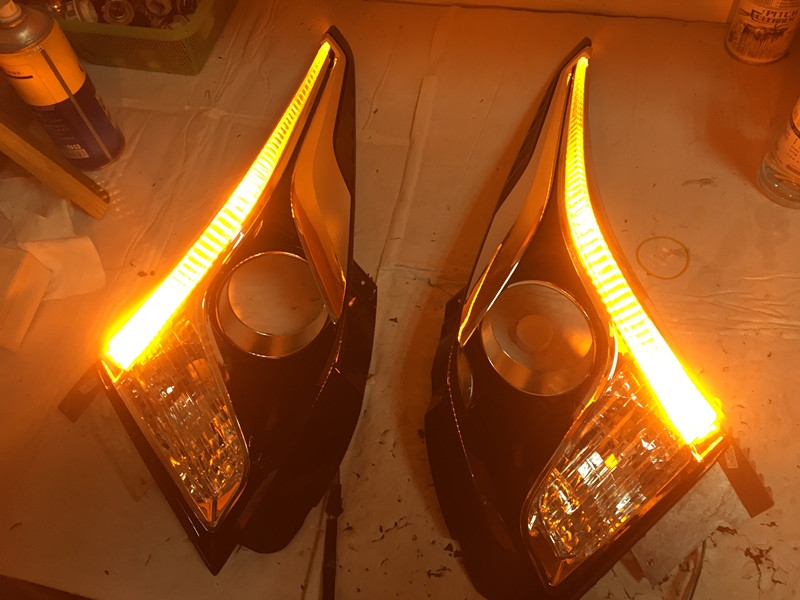 上海凱迪拉克ATS-L改日行燈 海拉5透鏡 歐司朗氙氣燈安定器