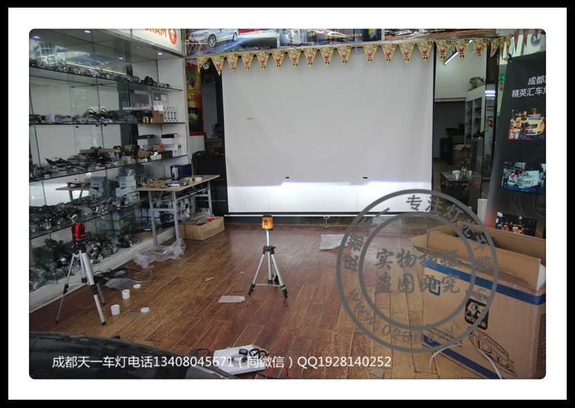 成都大眾07款帕薩特改燈車燈改裝升級Q5雙光透鏡氙氣燈