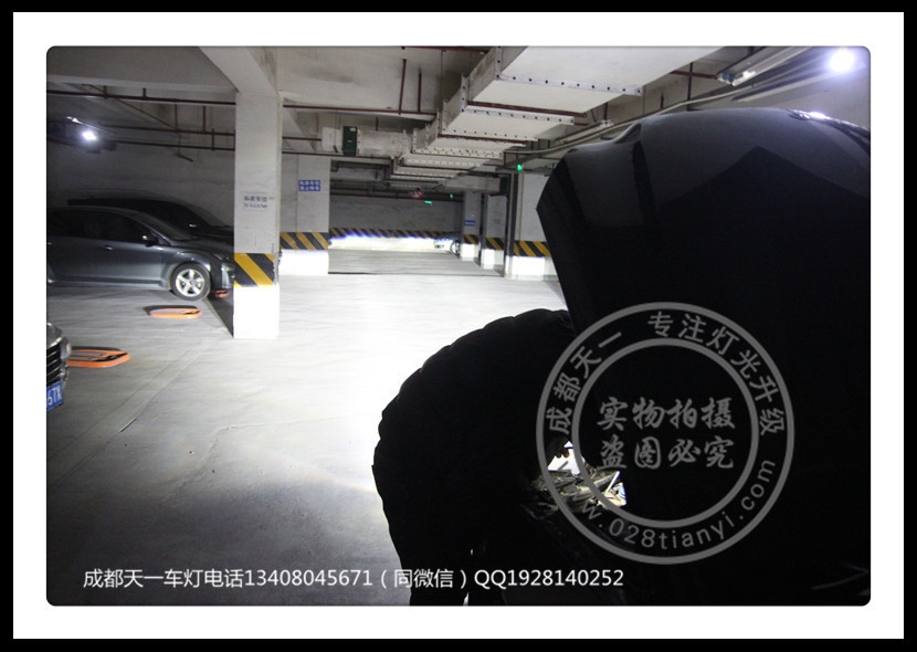 成都奔馳E260改裝LED日行燈總成低配升級(jí)高配大燈