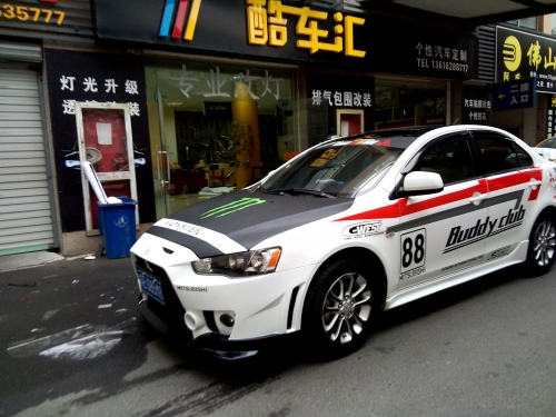 昆山翼神全車拉花