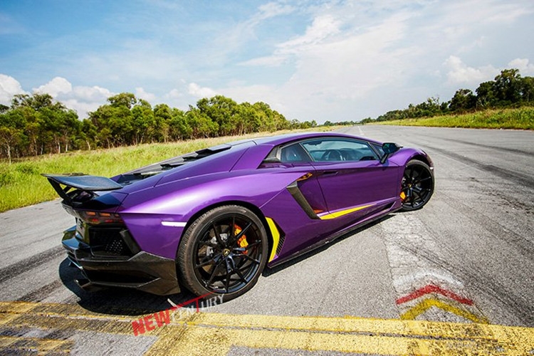 蘭博基尼LP700改裝DMC碳纖維大小包圍 Aventador寬體前后唇尾翼嘴