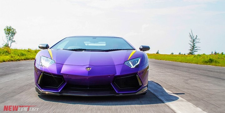 蘭博基尼LP700改裝DMC碳纖維大小包圍 Aventador寬體前后唇尾翼嘴