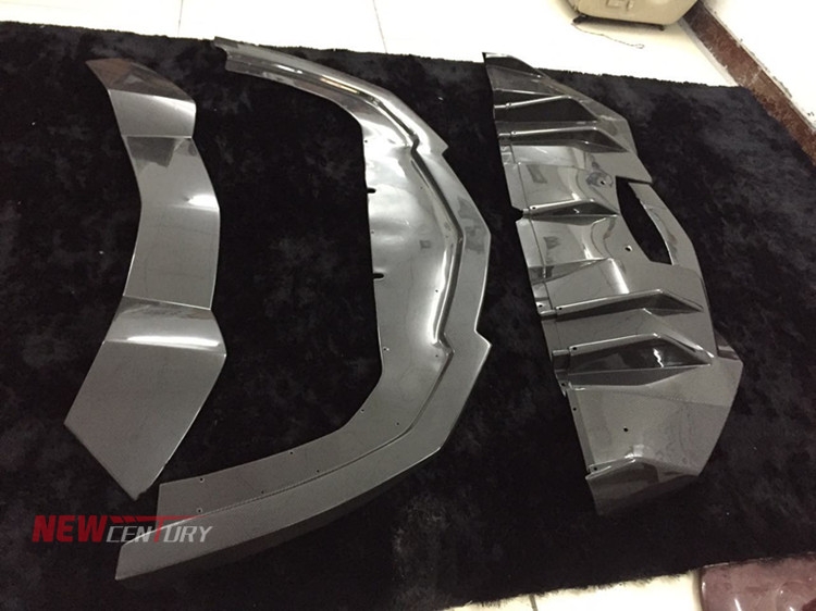蘭博基尼LP700改裝DMC碳纖維大小包圍 Aventador寬體前后唇尾翼嘴