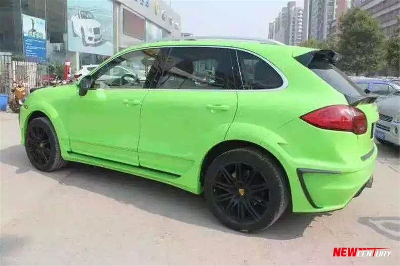 保時(shí)捷卡宴改裝lumma寬體中出大包圍 卡宴958改裝大包圍前杠后杠