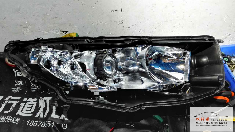 南寧雙行道車燈升級-《新漢蘭達(dá)》土豪配置上身，效果無得頂