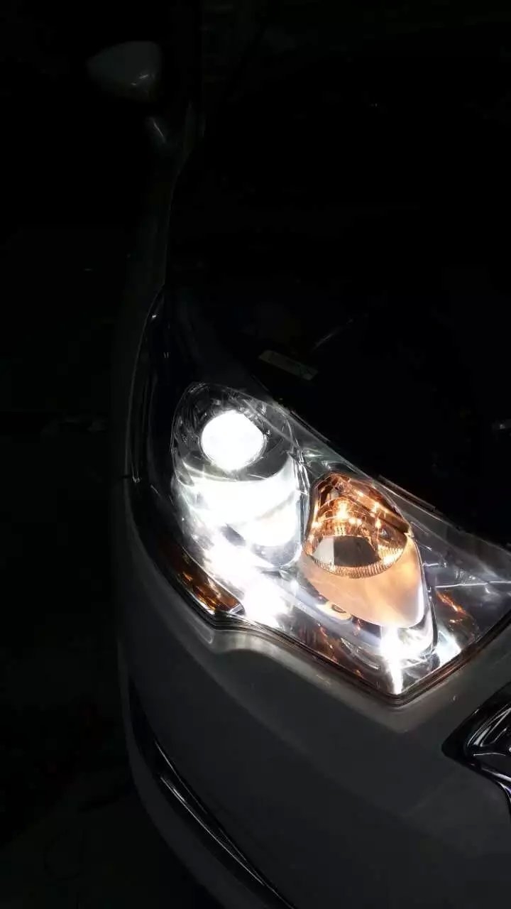 雪鐵龍燈光升級海拉5雙光透鏡    深圳光速車改改燈