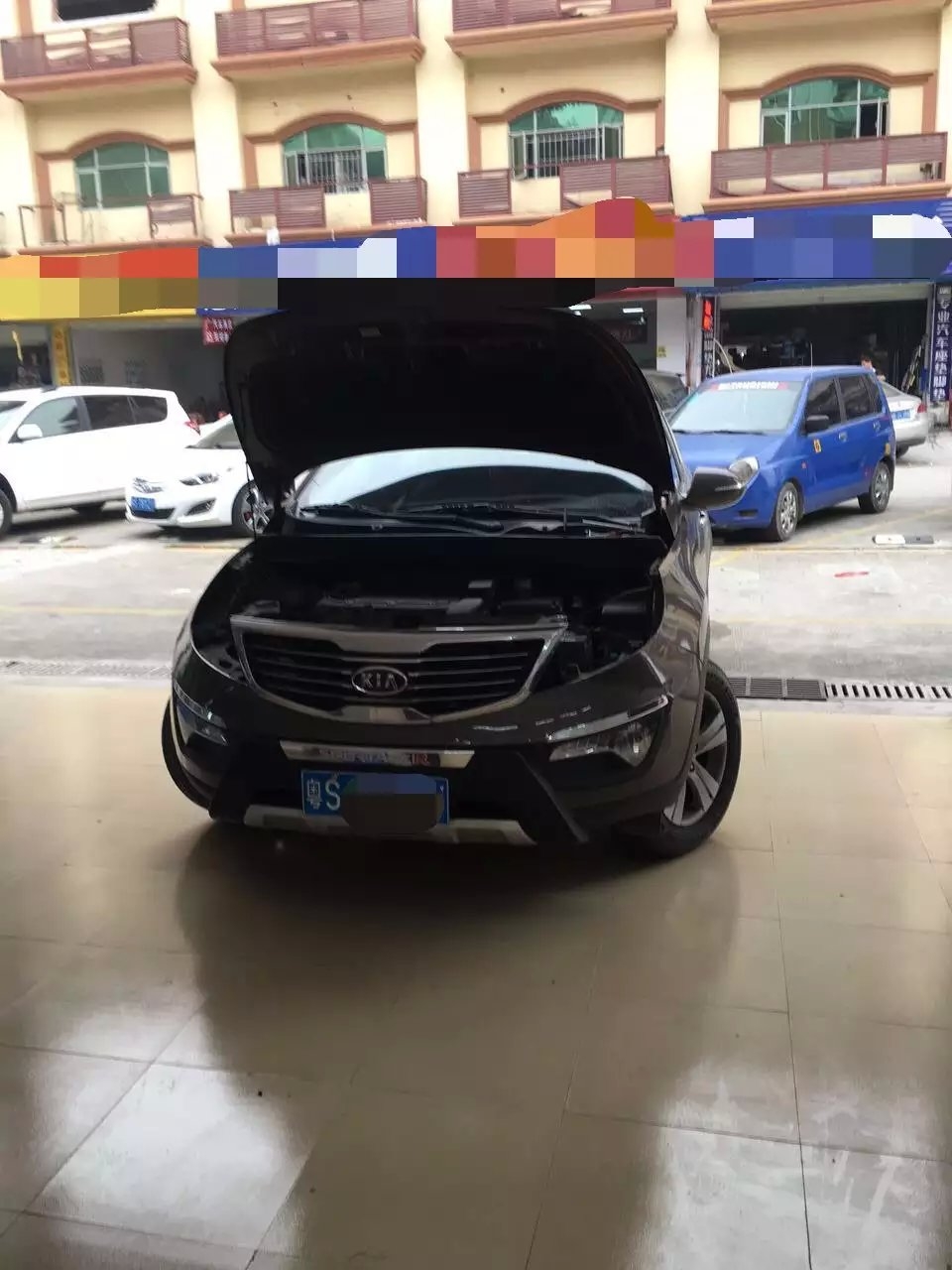 起亞智跑燈光升級博世雙光透鏡    深圳光速車改改燈