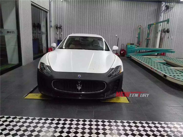 瑪莎拉蒂改裝DMC前杠 GT改裝大包圍前杠樹脂加碳纖維套件
