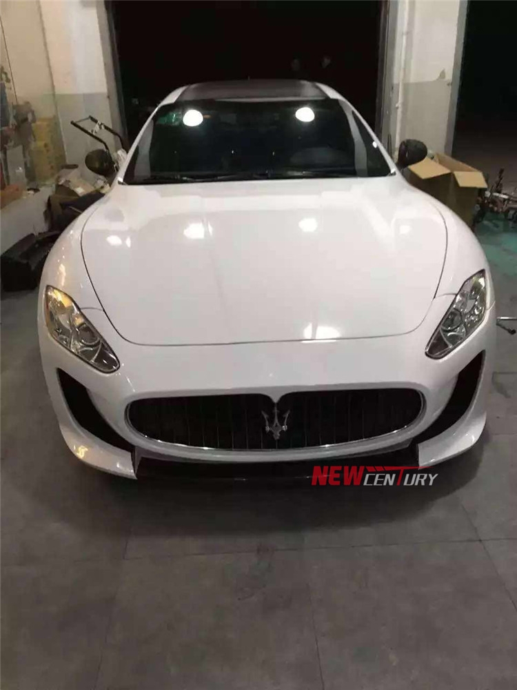瑪莎拉蒂改裝DMC前杠 GT改裝大包圍前杠樹脂加碳纖維套件
