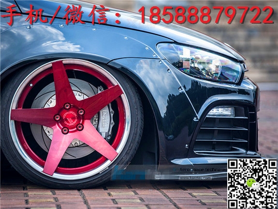KARZTEC版大眾尚酷R寬體包圍 碳纖維前唇后唇 機(jī)蓋 前杠后杠尾翼