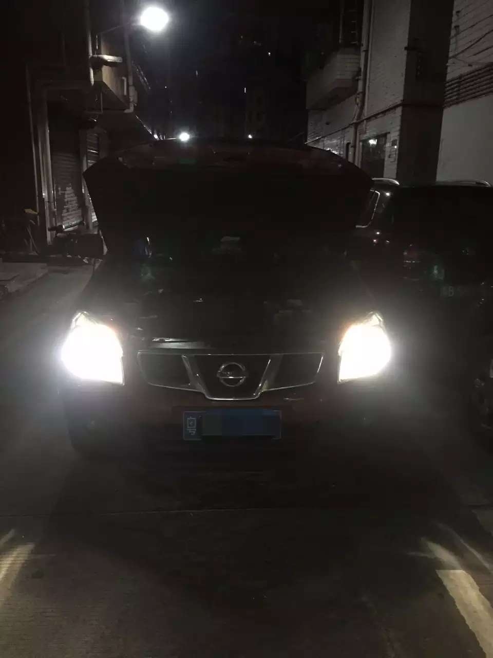 日產(chǎn)逍客車(chē)燈升級(jí)Q5透鏡