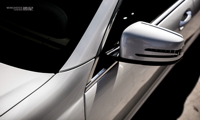 Mercedes-Benz 奔馳 S350 貼膜改色 貝殼白