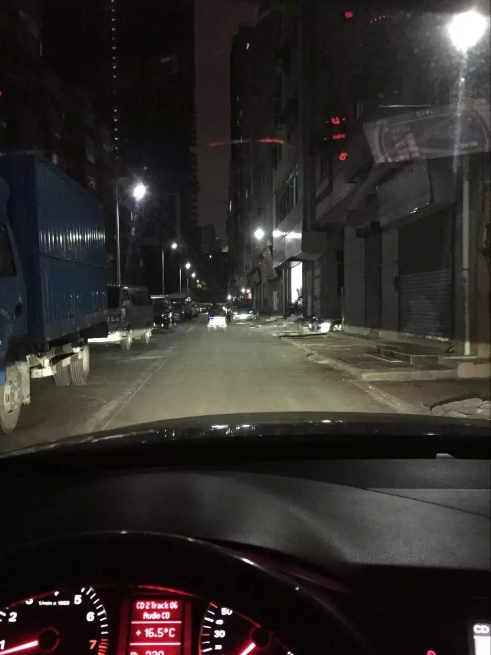 奧迪a6燈光升級Q5雙光透鏡    深圳光速車改改燈