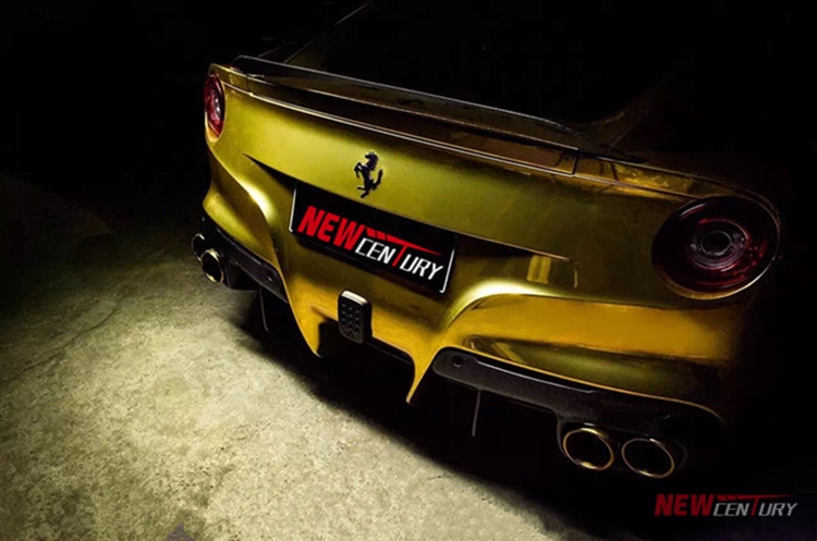 Ferrari 法拉利F12改裝DMC碳纖維后唇 F12berlinetta后杠擾流風(fēng)刀