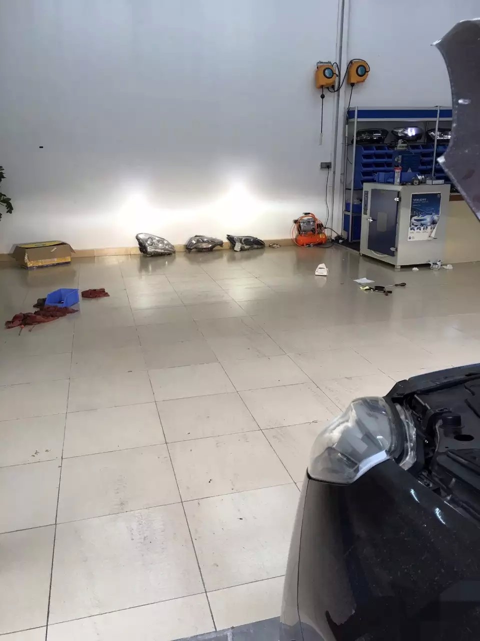 納智捷7改裝Q5雙光透鏡    深圳光速車(chē)改改燈