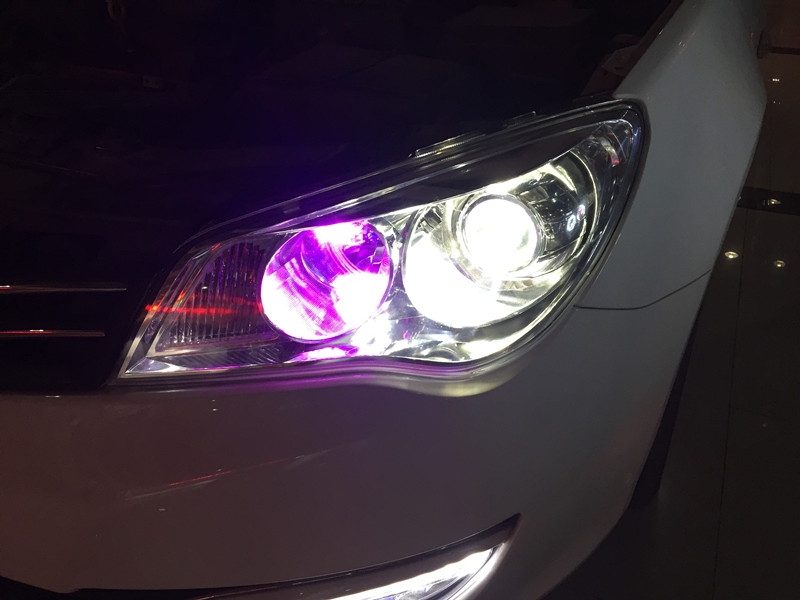 【榮威350車燈升級案例】上海榮威350改裝Q5透鏡 巖崎氙氣燈燈泡