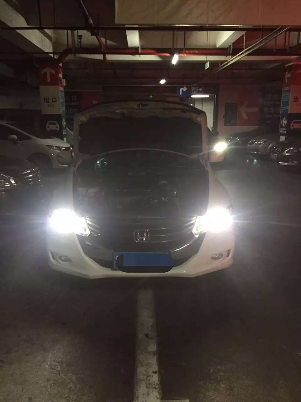 歐德賽車燈改裝Q5雙光透鏡   深圳光速車改改燈
