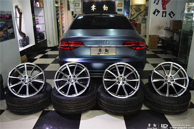 奧迪A8改裝S8包圍，ACE輪轂，RACECHIP外掛電腦-長(zhǎng)沙專業(yè)奧迪A8改裝
