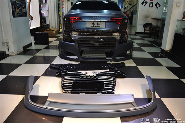 奧迪A8改裝S8包圍，ACE輪轂，RACECHIP外掛電腦-長(zhǎng)沙專業(yè)奧迪A8改裝