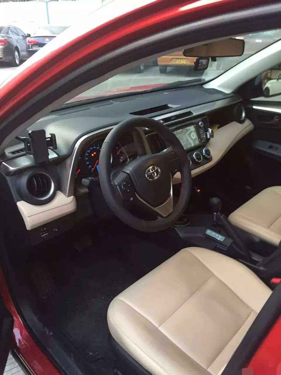 rav4燈光改裝淚眼大燈總成    深圳光速車改改燈