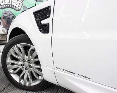Land Rover 路虎 攬勝SVR 改裝升級包圍 前杠安裝
