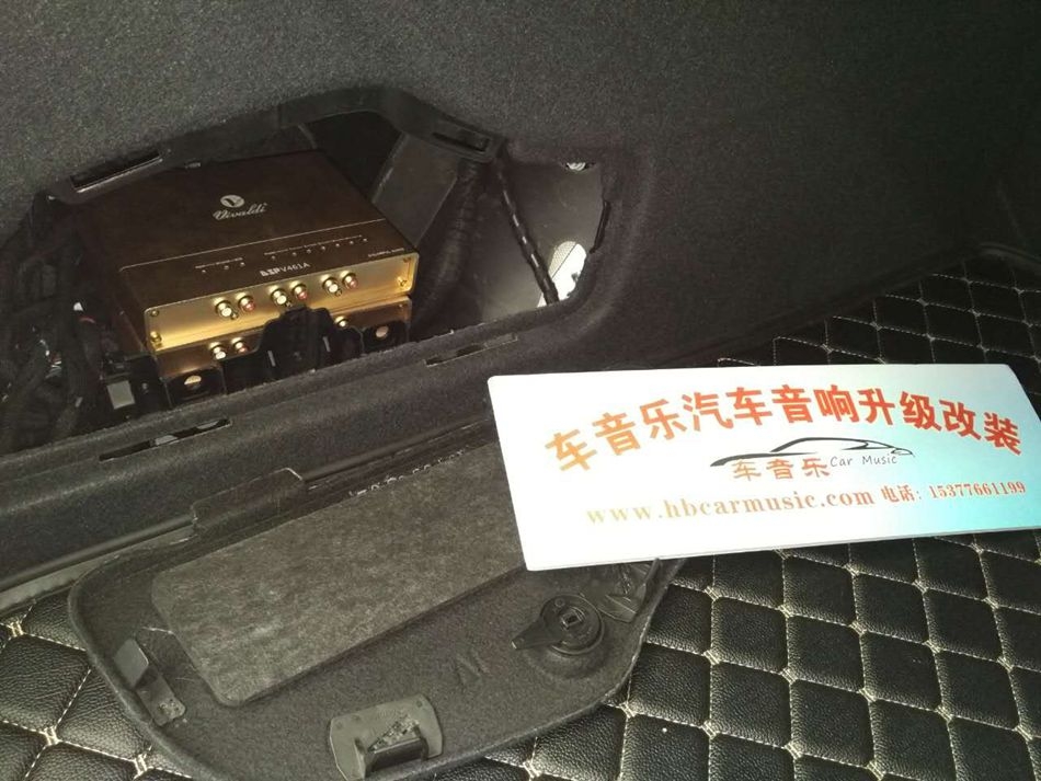 武漢汽車音響改裝-之奧迪A6L音響改裝[卡萊 維爾帝DSP]眾星拱月仍無損高能風(fēng)采