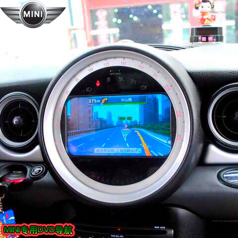 1314款MINI加裝原車專用DVD導(dǎo)航