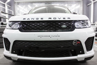 Land Rover 路虎 攬勝SVR 改裝升級包圍 安裝完成