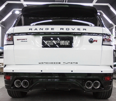 Land Rover 路虎 攬勝SVR 改裝升級包圍 安裝完成