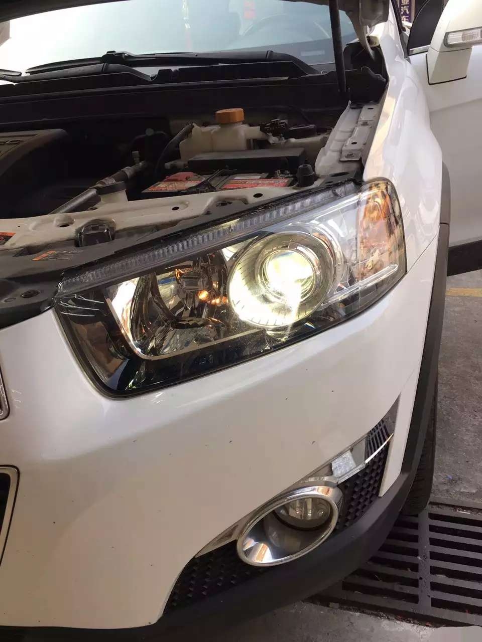科帕奇車燈升級Q5雙光透鏡    深圳光速車改改燈