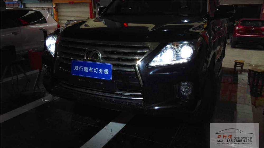 南寧雙行道車(chē)燈升級(jí)-《LX570》全新進(jìn)口海拉6+原裝進(jìn)口海拉5,四透鏡