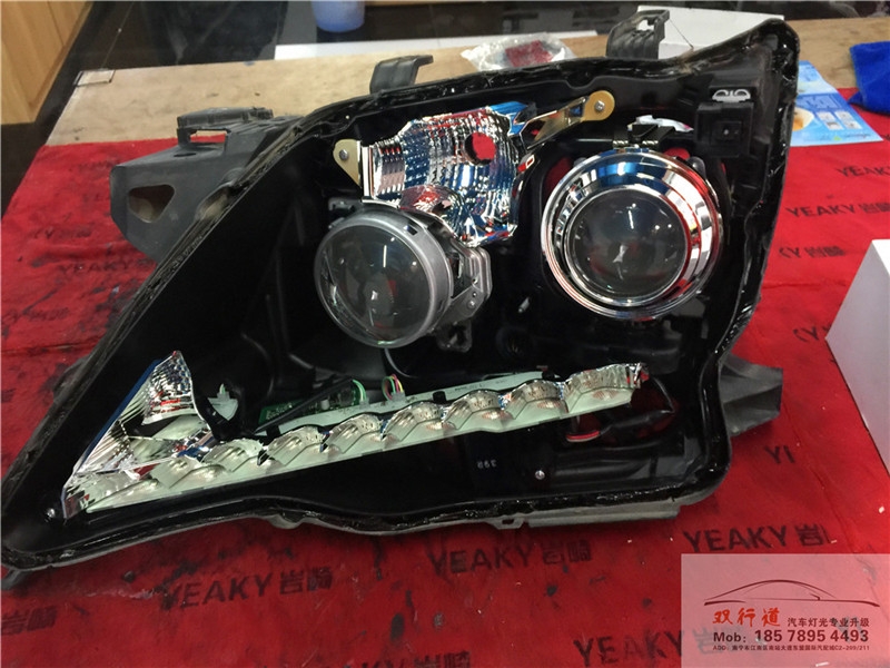 南寧雙行道車(chē)燈升級(jí)-《LX570》全新進(jìn)口海拉6+原裝進(jìn)口海拉5,四透鏡