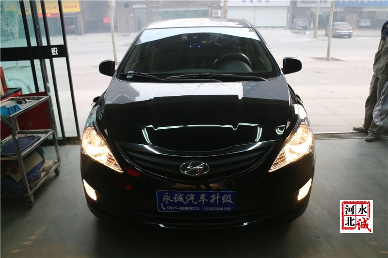 【永誠汽車】石家莊瑞納改燈，Q5小糸透鏡+飛利浦4200K氙氣燈+歐司朗安定