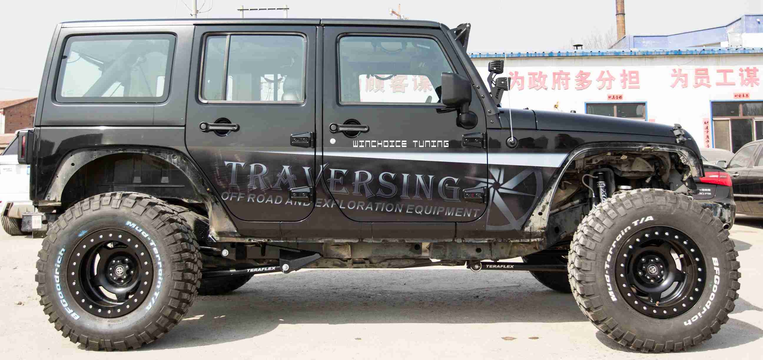 牧馬人 貼車身拉花