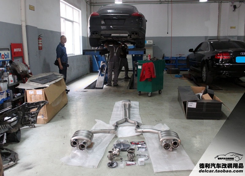 保時捷帕納美娜PANAMERA TURBO AKR天蝎排氣