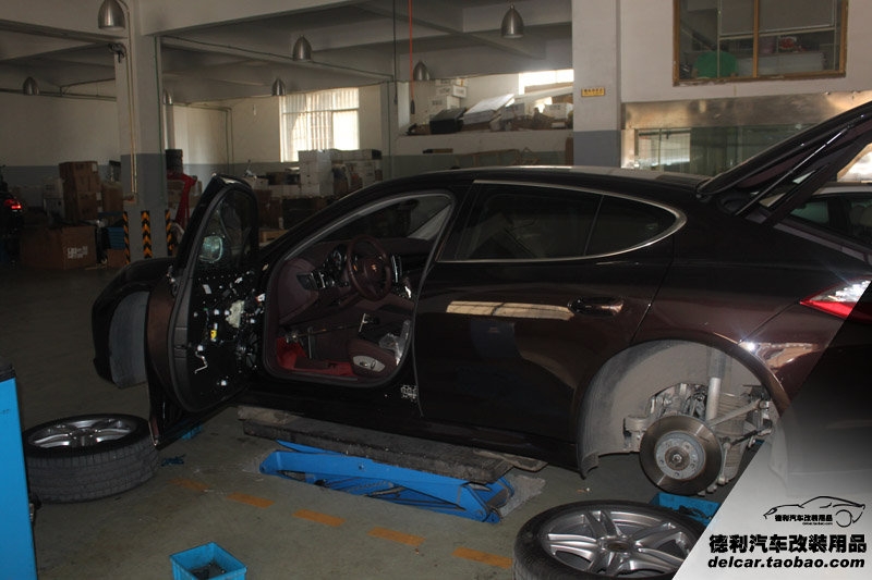 保時捷帕納美娜PANAMERA 改裝 IPE中尾排氣 車窗亮條