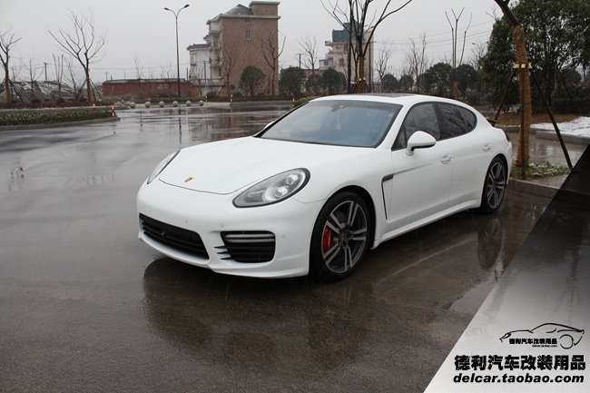 保時(shí)捷帕納美娜Panamera升級(jí)IPE中尾 Turbo尾翼 GTS前保