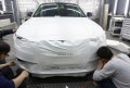 Audi 奧迪 A6 貼膜改色 PWF糖果白 施工中