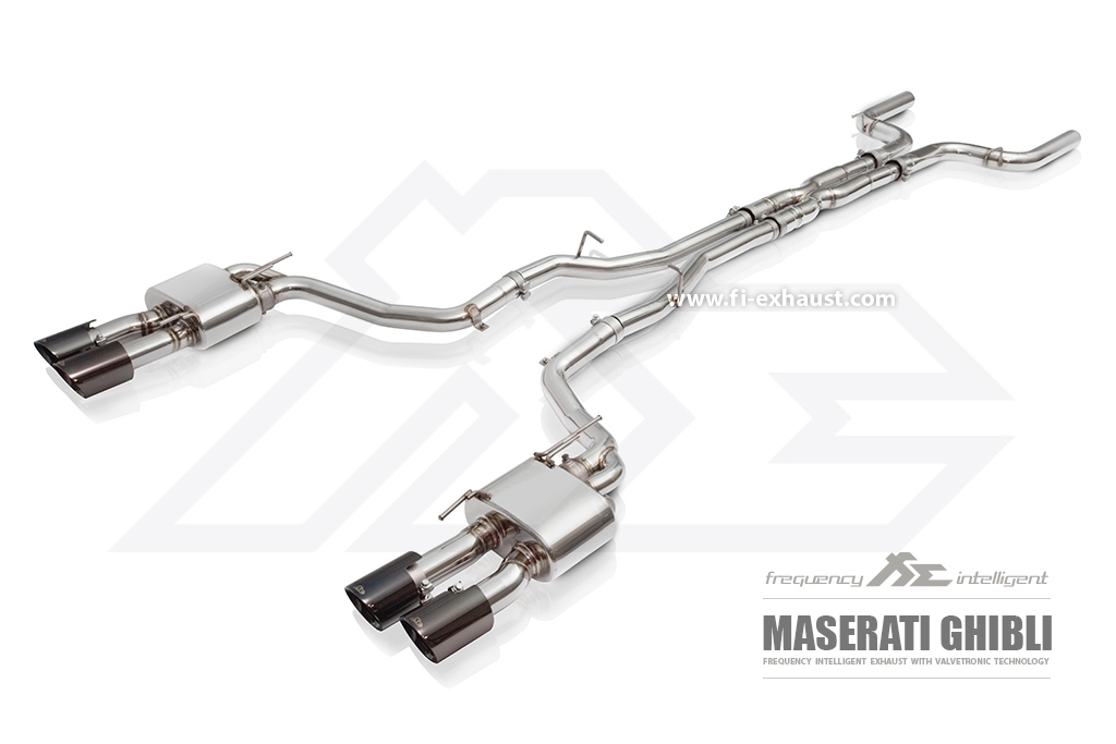 Maserati Ghibli 3.0T Fi Exhaust 遙控閥門排氣