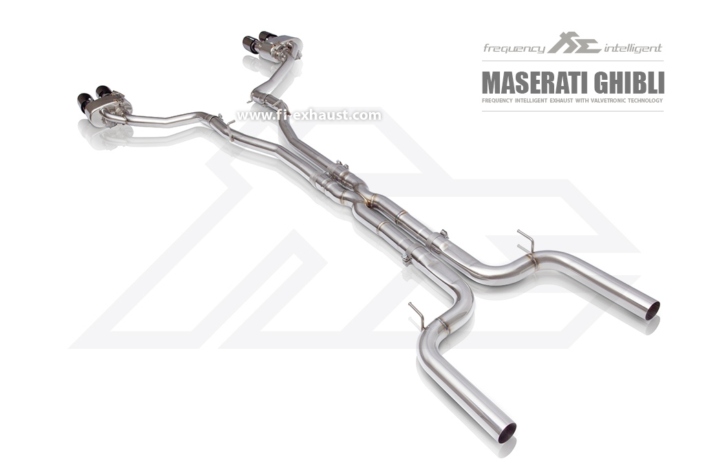 Maserati Ghibli 3.0T Fi Exhaust 遙控閥門排氣